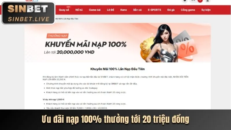Ưu đãi cho người dùng mới Choangclub